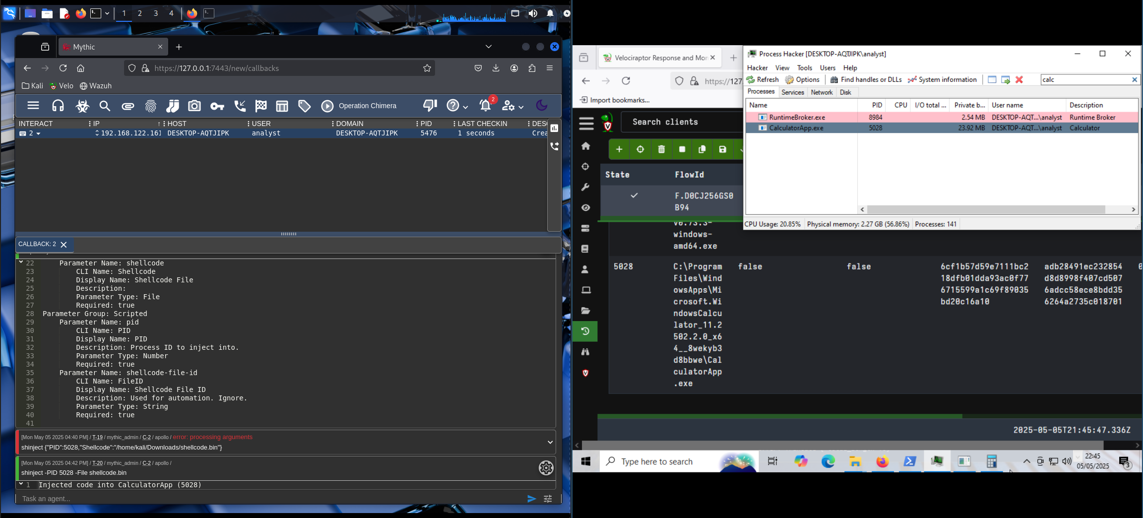 Figure 2: Mythic C2 Detection