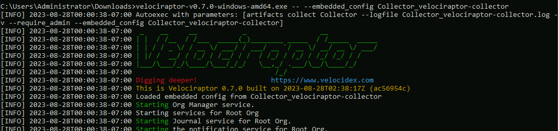 Running a generic collector