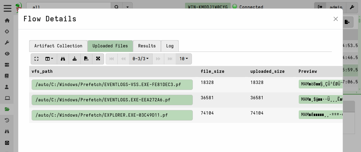 Individual file download links
